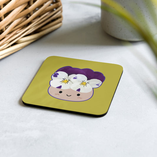 Whimsy Viola Coaster