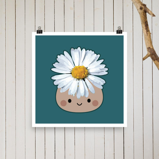 Whimsy Daisy Poster