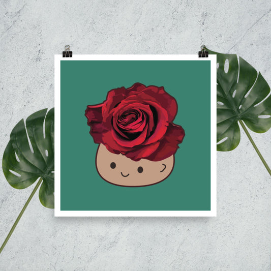 Whimsy Rosy Poster